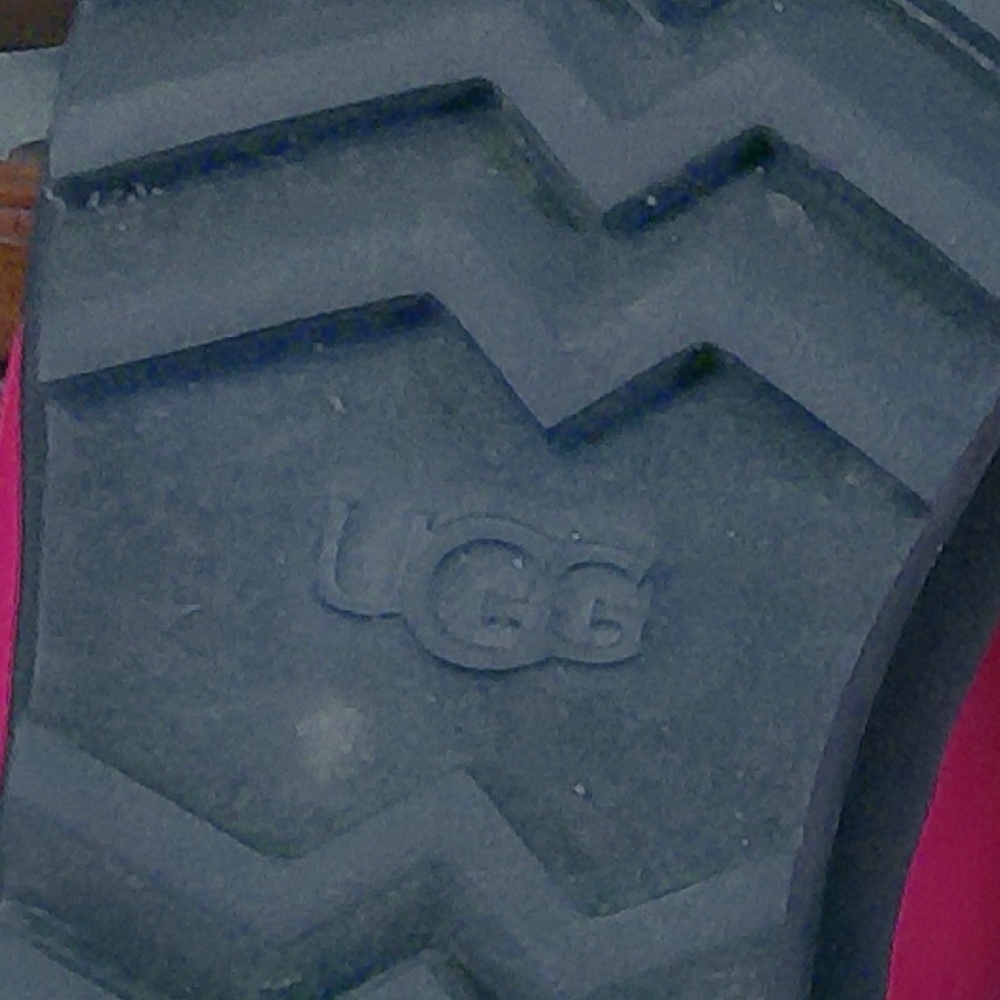 LKNW UGG Maxi Graphic Platform Slides, Color:Rasp… - image 10